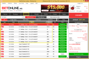 BetOnline Tournaments