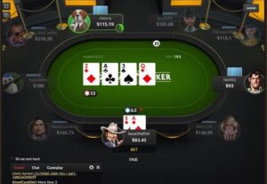 Globaler Pokertisch
