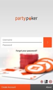 login móvel do partypoker