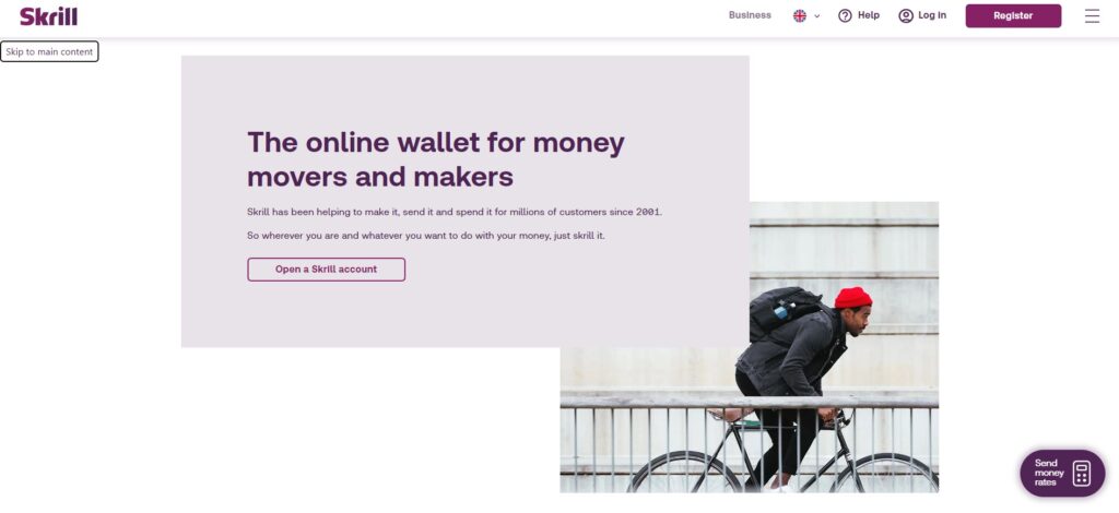 skrill - a money transfer wallet app