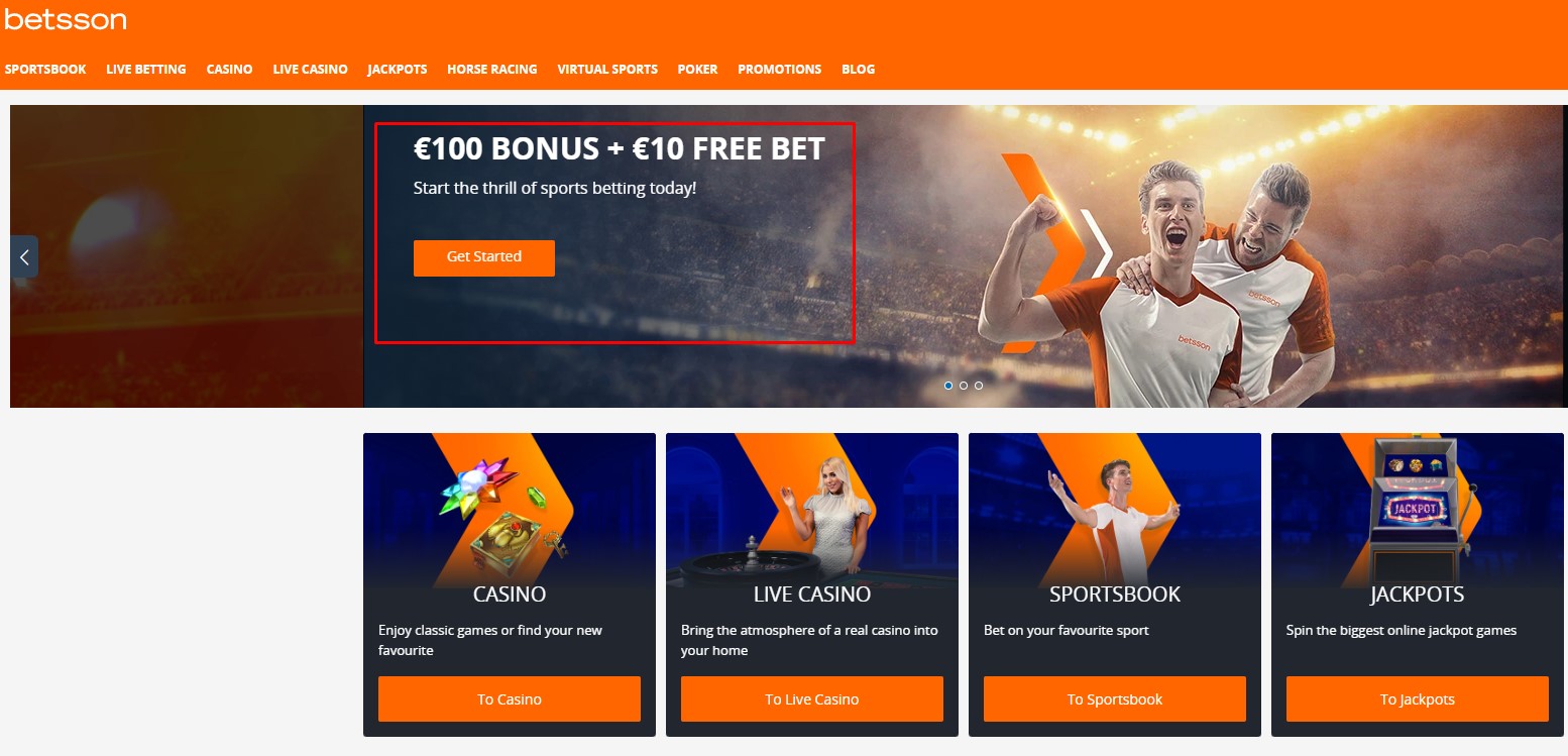 betsson signeringsbonus