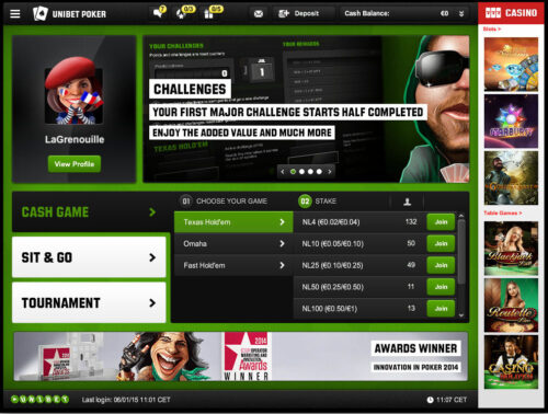 Unibet poker games