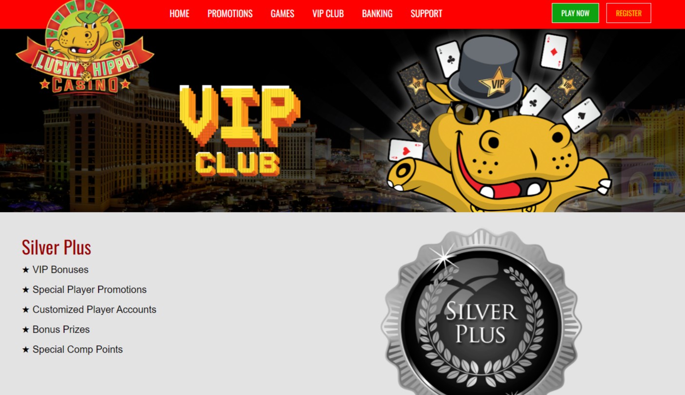 lucky hippo casino vip club