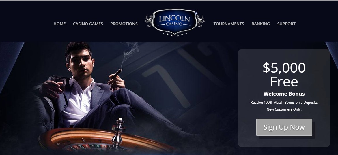 Lincoln casino homepage