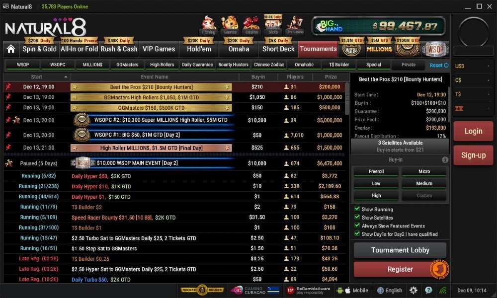 Natural8 Poker Review 2022 - Full House Clubs